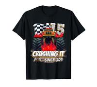 Kids Monster Truck 15 Year Old Boys 15th Birthday Since 2011 T-Shirt