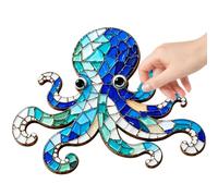 Kids Mosaic Kit, Cute Octopus Shark DIY Craft Set, Beginner Marine Life Pro