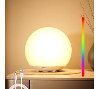 Kids Night Light, Usb Rechargeable Bedside Lamp For Baby, 7 Colors Changing Led Night Light With Timer, Static Touch Lamp For Baby, Kids Room, Camping