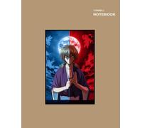 Kids Notebook Rurouni Kenshin Wandering Samurai: Notes Cornell, 110 Pages, 8.5" X 11" ( American Standard Paper Letter Sizes ).