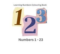 Kids number colouring book 1-23