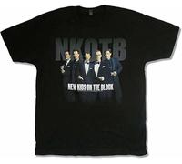 Kids on The Block Suit Up N.A. Tour 2013 T Shirt NKOTB Black Manches Courtes(X-Large)