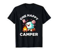 Kids One Happy Camper pour bébés et Petites Filles, Camping à la Guimauve T-Shirt