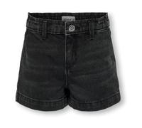 KIDS ONLY KOGCOMET Wide DNM Shorts PIM528 Noos Jean, Washed Black, 122 Fille
