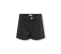 KIDS ONLY KOGCOMET Wide DNM Shorts PIM528 Noos Jean, Washed Black, 164 Fille