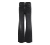 KIDS ONLY Kogjuicy Life Dcc369 Noos Pantalon à Jambes Larges pour Fille, Noir délavé 140 EU, Noir délavé, 140