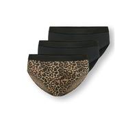 Kids Only Koglola Acc Noos Koglola Lot de 3 Slips avec Logo Acc Noos pour Femme, Noir, 110-116