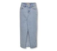 KIDS ONLY KOGSIRI Front Slit Skirt DNM GUA, Jupe Fille, Light Blue Denim,