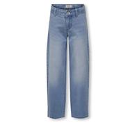 KIDS ONLY KOGSYLVIE Clean Wide Leg LB DNM PIM Noos Jeans, Light Blue Denim, 140 Fille