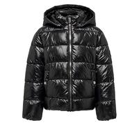 KIDS ONLY Kognewemmy Savannah Veste matelassée OTW Noos pour fille, noir/détails : Silver Trim, 164, Noir/détails : argenté, 14 ans