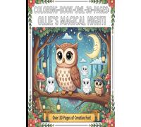 Kids owl coloring books: children colouring book