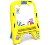 Chicos - Tabeau engant Peppa Pig | Tableau blanc effacable enfant Convient aux crayons et marqueurs effaçables | a partir de 18 mois | Tableau Craie jaune (52199)