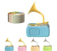 Kids Phonograph with 104 Cards, 2025 New Early Education Phonograph Story Machine, Toddler Gramophone Toy, Screen Free Portable Audio Player for Kids 3-12 Musical Sensory Toy for Boy Girl (Blue)