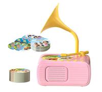 Kids Phonograph with 96 Card, Story Music Player, Toddle'r Gramophone Music Toy, Children's Gramophone, Early Childhood Education, Musical Sensory Toy for Boy Girl