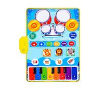 Kids Piano Mat - Sensory Drum Musical Play Mat for Nursery, Travel & Birthd