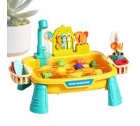 Kids Play Sink With Running Water Electrical Interactive C Faucet Dish Toys