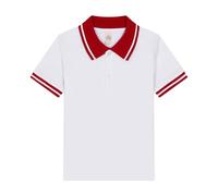 Kids Polos Shirts Boys Short Sleeve Button Up Colorblock T Shirts Summer Plain Tee Tops School Uniform Outdoor Gym Sportswear for Unisex Childs Age 3-14 Years
