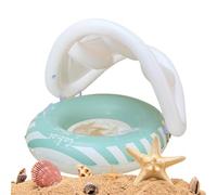 Kids Pool Float with Canopy - Inflatable Swim Ring Seat for Boys Girls | Sun Shade PVC Water Ring Chair Design, Safe Floating Trainer for Beach Pool Party Water Park Summer Outdoor Travel