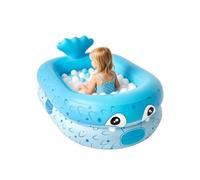 Kids Pool | Inflatable Foldable Children Paddling Pool | Cute Summer Backyard Water Play Toy | Durable Portable Family Swimming Pools for Boys Girls Home Indoor Outdoor Balcony Beach Camping Travel