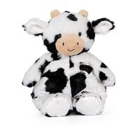 KIDS PREFERRED Carter's Vache en peluche spongieuse pour enfants, filles, garçons, bébés et tout-petits avec haricots et détails brodés