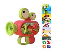 Kids Projector Toys - Projecteur LED compact - Jouet d'histoire de projection - Jouet amusant cognition Gettime Toy - Jouet de projection éducatif - Projecteur LED pour chambre à coucher