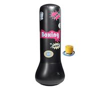 Kids Punching Bag, Inflatable Boxing Toy, Small Kid Fitness Sandbag, Interactive Soft Effect Coating, Anti Tip Base, Great for Indoor Exercise, Outdoor Play, Home Training Fun 25.59x47.24 inches