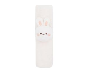 Kids Seat Belt Cushion, Soft Sherpa Strap Protector, Hook and Loop Closure, Cute Plush Design, Comfortable Neck Support, Stylish and Playful, Made from Plush Material, 9.44in
