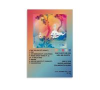 Kids See Ghosts by Kids See Ghosts Poster imperméable pour la maison Résistant à l'humidité, facile à installer et résistant à la décoloration, style sans cadre, 50 x 75 cm