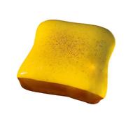 Kids Sensory Squeeze Toy - 4.33 inch Slow Rebound Toy | Silicone Soft Calming Тoy- Bread Shaped Stress Relief Fidget Tōy for Focus Relaxation, Ideal for Classroom Home Travel Commuting and Daily Use