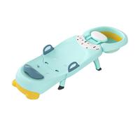 Kids Shampoo Chair, Foldable Salon Seat, Portable Design with Shampoo Basin, Comfortable Wash Support, Ideal for Boys, Girls, Kids, Home, Travel, Bathroom Pink, Green
