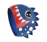 Kids Shark Swim Cap - Fun Silicone Waterproof Design | Long Hair Bathing Hat Non-Slip Stretchable | for Boys Girls Children Beach Pool Outdoor Sports Comfortable Keep Hair Dry