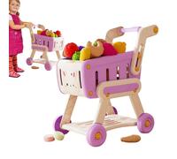 Kids Shopping Trolley Play Set - Chariot de Courses Jouet pour Enfant, activités éducatives, Apprentissage préscolaire | Jeu de rôle Imitation, supermarché pour à partir de 3 Ans