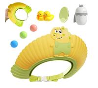 Kids Shower Hat - Adjustable Shampoo Visor With Bath Accessories