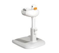 Kids Shower Stand, Adjustable Height Anti Slip Bath Stand, 18.11x15.75x21.65-25.59 Inches Stable Toddler Bathing Support, Safe Baby Bathtub Holder for Sitting Showers at Home