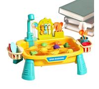 Kids Sink with Running Water Electrical Interactive Faucet Dish Toys