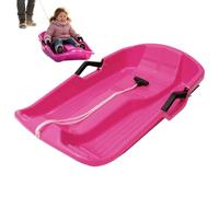 Kids Sled 2 Person Winter Toboggan Outdoor Toy with Handle