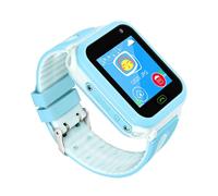 Kids Smart Watches avec GPS Tracker appel pour les garçons filles Montre-bracelet numérique, Sport Smart Watch, IP67 résistant à l'eau Smartwatch, Blue