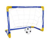 Kids Soccer Ball Goal - Indoor Outdoor Practice Soccer Net | Soccers Training Target | Portable Foldable Football Goal with Ball Pump, Sturdy Kids Sports Games for Backyard Park Beach Training