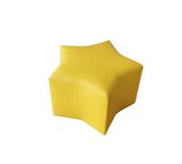 Kids Sofa Stool Set, Star Moon Shaped Soft Cushioned Irregular Seating for Kindergarten/Playroom, Soft-Padded Furniture Children's(Brass)