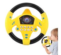 Kids Steering Wheel Toy - Simulated DrivingWheel for | Pretend Driving Toys | Pretend Play Toy Electric Early Educational Sounding Toys | Fake Steering Wheel for Car Home Play Driving Games