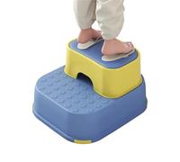 Kids Step Set, Non Slip Detachable Design, for Bathroom Kitchen Use, Durable Material Build, Portable Small Step, Potty Training Home Access Helper Stand