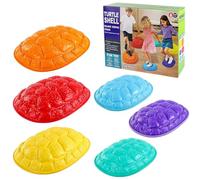 Kids Stepping Stones - Colorful Turtle Shell Coordination 6 Pieces