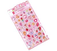 Kids Stickers Pack - Adhesive Decal Decorations, 3D Bubble Sticker Set with Bright Colors and Fun Shapes, Ideal for Laptops Party Birthday Classroom Activity Reward Prizes