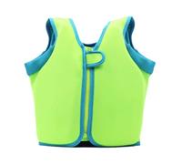 Kids Swim Vest, Adjustable Buoyancy Aid Jacket, 13.78x13.78 inches Heavy Duty Compact Zipper Closure Swimming Practice Vest for Pool, Beach, Backyard, Boys and Girls