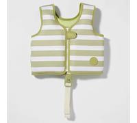 Kids Swimming Vest with Neoprene Material, Secure Front Zip and Adjustable Safety Strap for Swimming Learning, Training, Pool, Beach, Water Sports Activities, Build Water