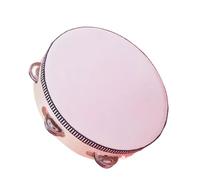 Kids Tambourine, Beginner Percussion Music Instrument, Educational Handheld Drum with 8-Inch Frame, Ideal for Music Classes, School Band, Early Learning, Parties, Church, Stage Performance