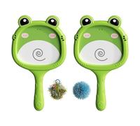 Kids Tennis Racket | Frog Shape Sports Racquet | Lightweight Training Toy- Tennis Rackets | for Beginner Indoor Outdoor Family Sport Games Improve Skills Beach Playground Garden Yard Boys Girls