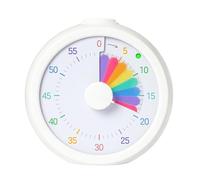 Kids Timer - Visual Countdown Timer | Study Timers for Kids Adults | Portable Rainbow Display, Time Management Clock | Silent Alarm Option, Classroom Homeschool Office Meeting Tool