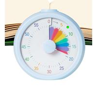 Kids Timer - Visual Countdown Timer | Study Timers for Kids Adults | Portable Rainbow Display, Time Management Clock | Silent Alarm Option, Classroom Homeschool Office Meeting Tool