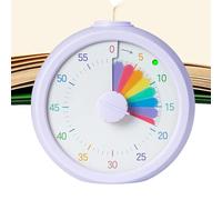 Kids Timer - Visual Countdown Timer | Study Timers for Kids Adults | Portable Rainbow Display, Time Management Clock | Silent Alarm Option, Classroom Homeschool Office Meeting Tool